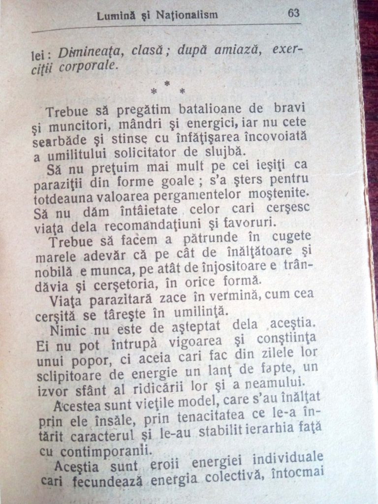 Lumină și Naționalism