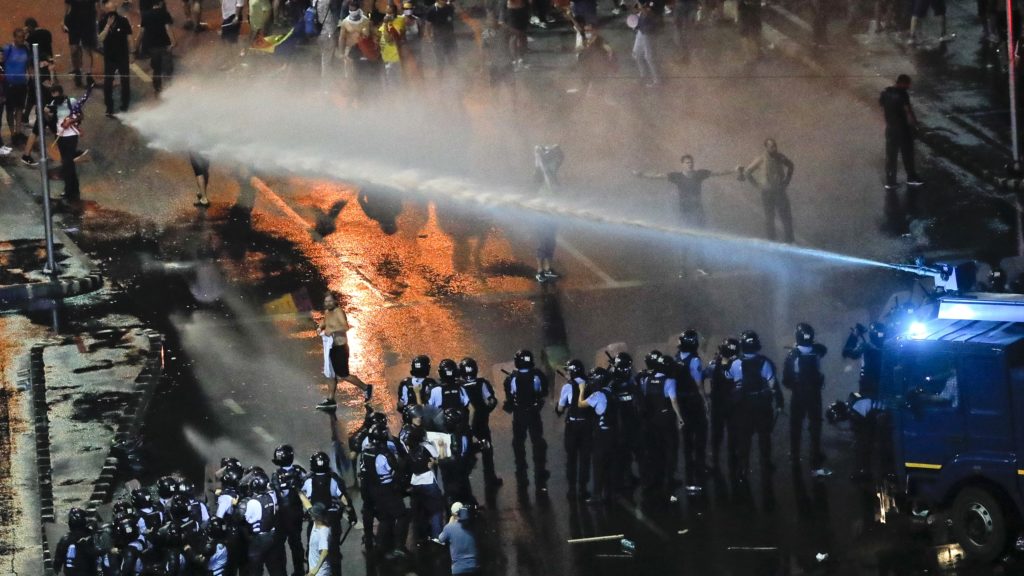 EVENIMENT EPOCAL Protest 10 August Diaspora S-A SCRIS ISTORIE