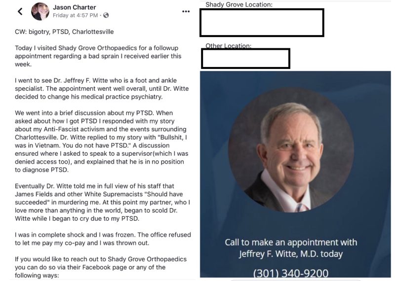 Activist Antifa Încearcă Să Concedieze un Medic