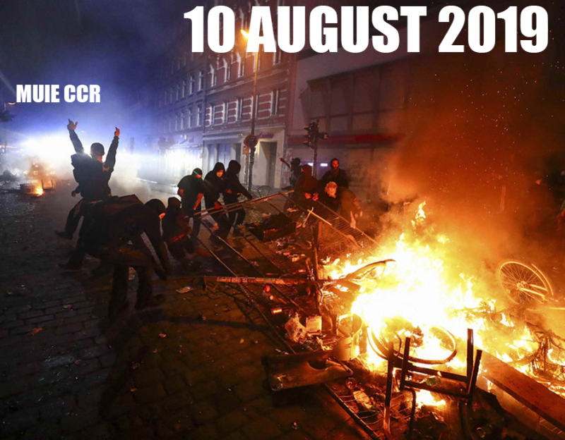 Protest Violent pe 10 August