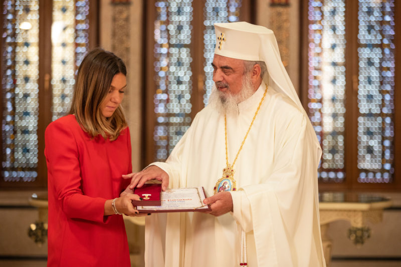 Crucea Patriarhală Acordată Simonei Halep