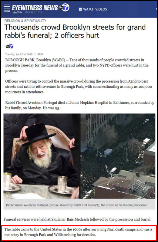 Mii de Jidani Prezenți la Înmormântarea Unui Escroc