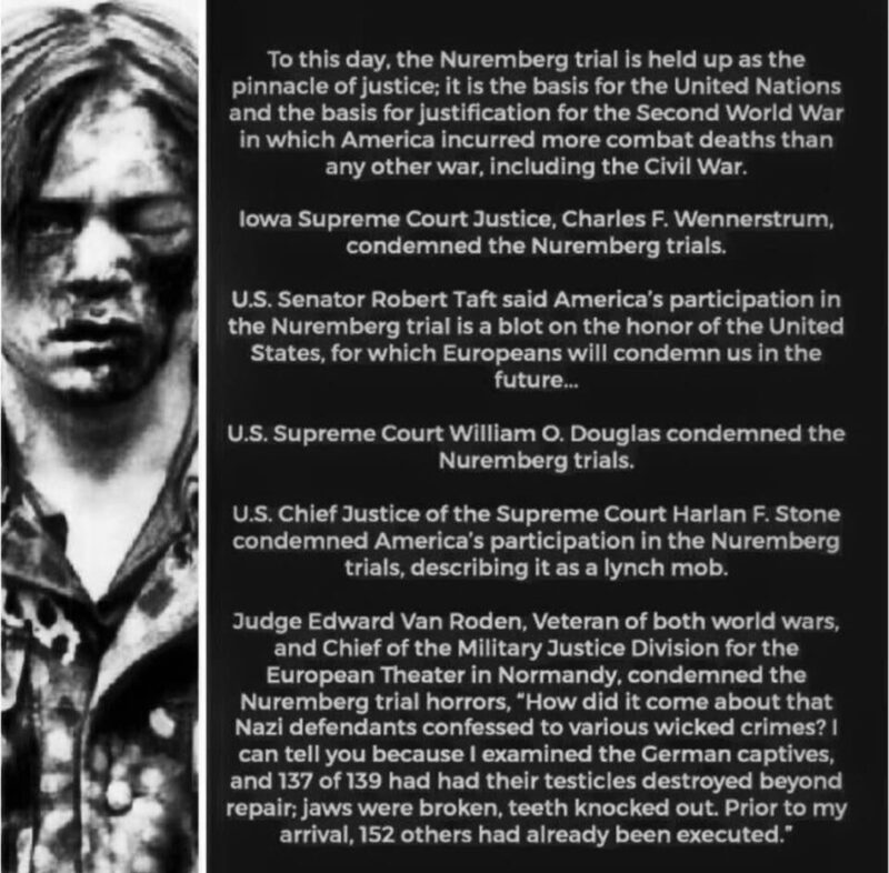 Rușinea Americii - Participarea la Tribunalul de la Nuremberg