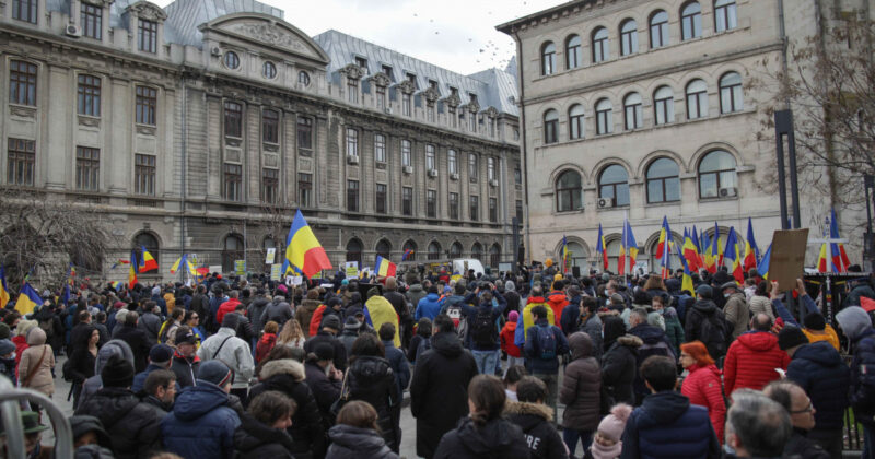 20 Martie 2021 - Starea de Libertate în București, protestul în imagini