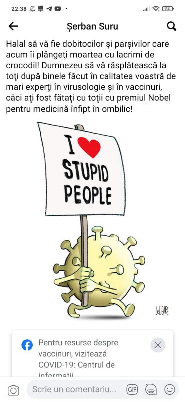  Uzurpatorul Șerban Suru s-a folosit de moartea scriitorului Răzvan Codrescu pentru a susține campania guvernamentală de vaccinare