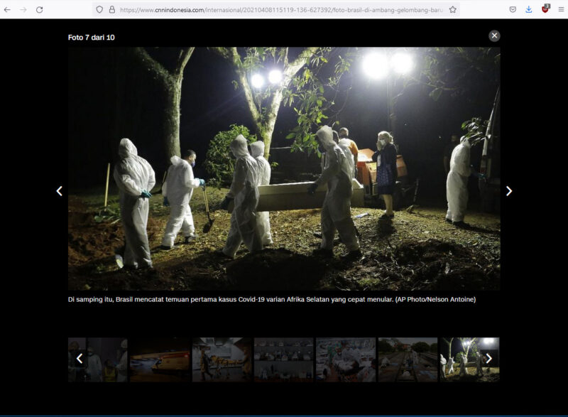 Presa a folosit o poză din Brazilia pentru fake news despre înmormântările din Botoșani
