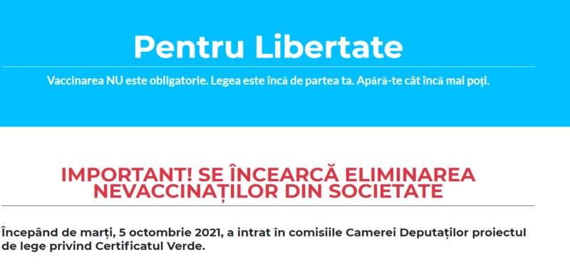 Portalul Pentru Libertate a fost actualizat cu model de sesizări pentru deputați