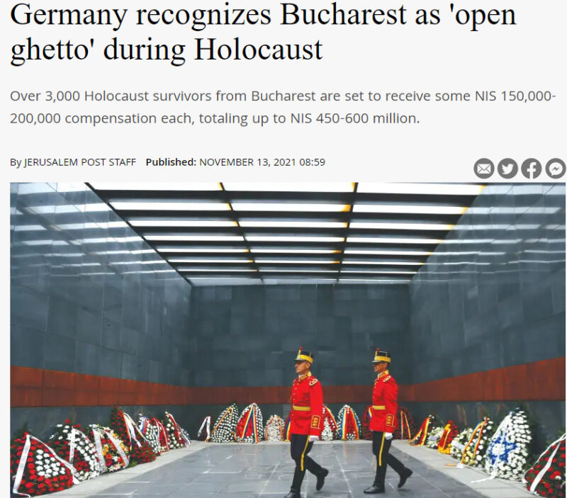 Germania a declarat şi Bucureştiul „ghetou deschis“ în timpul războiul