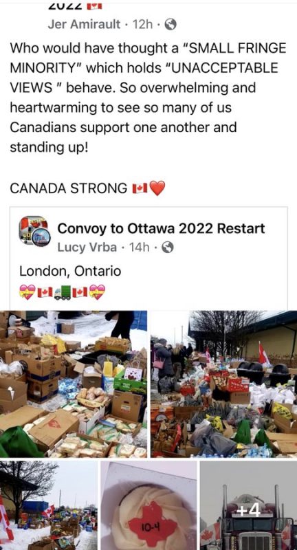 Convoiul Libertatii - Revolutia din Canada