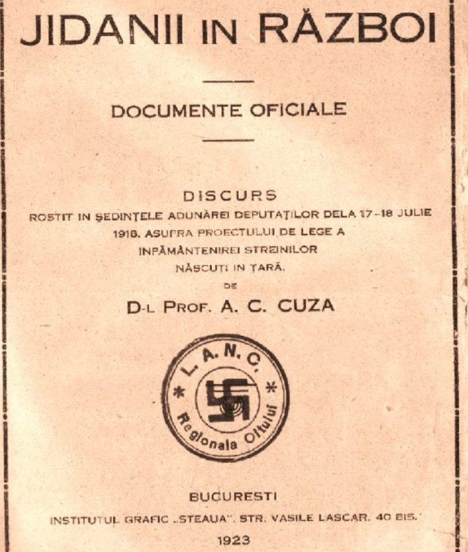 „JIDANII ÎN RĂZBOI” – un document fundamental pentru înțelegerea istoriei interbelice a României