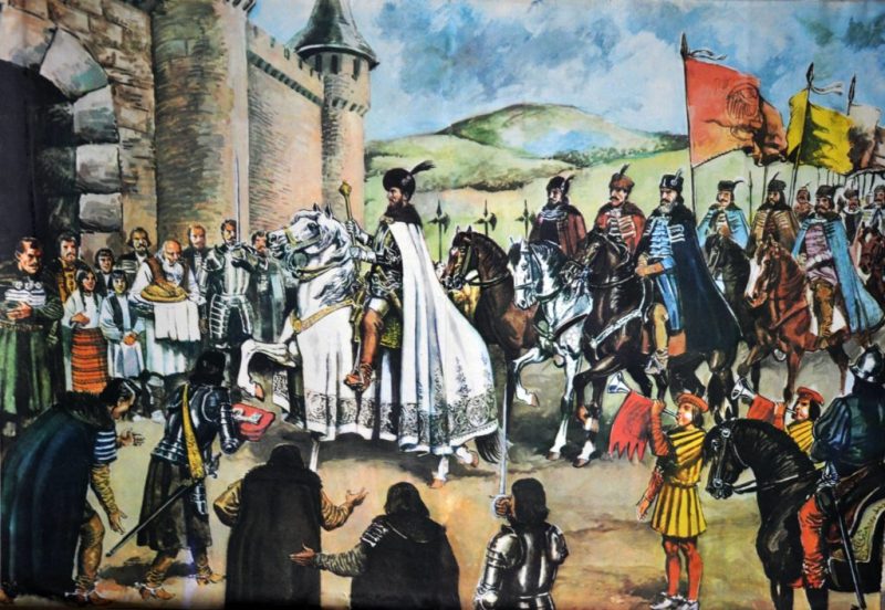Intrarea triumfală a lui Mihai Viteazul în cetatea Alba Iulia
