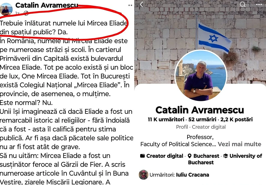 Iudeofilul Cătălin Avramescu prins cu pornografia infantilă? Antiromânul care voia să-l scoată pe Mircea Eliade din spațiul public are niște probleme